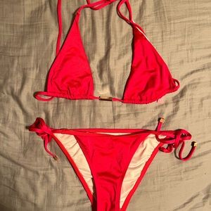Victoria’s Secret red/pink bikini